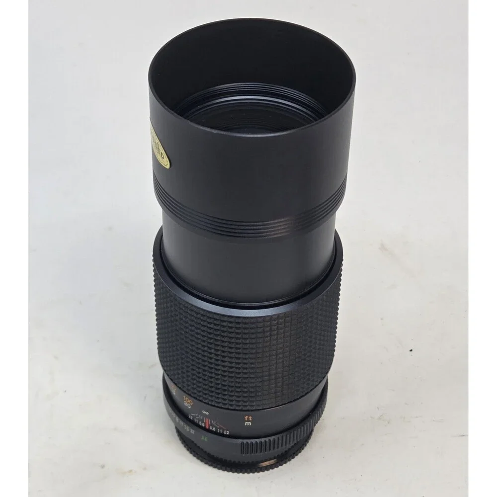Konica Hexanon AR 200mm f/4 Telephoto lens